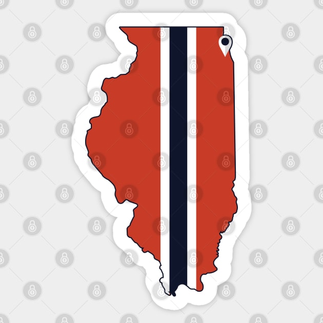 Chicago Football (Alternate) Sticker by doctorheadly